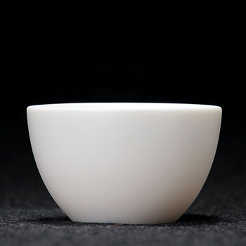 
                                        德臻 德化白瓷茶杯陈清宜手工白瓷品茗杯主人杯陶瓷茶杯/聚宝杯                