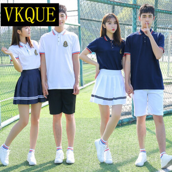 vkque 班服套装夏季学院风韩国中学生校服高中生运动会开幕式毕业照