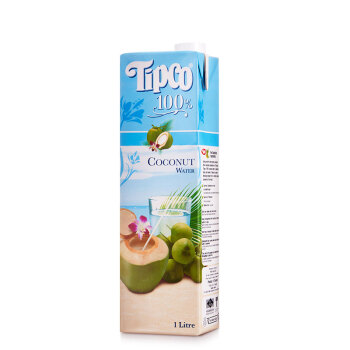 泰宝（TIPCO）天然椰子水 NFC100%饮料 1L*12瓶,降价幅度29.2%