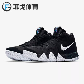 kyrie 4 欧文4代曼巴精神ncaa新年灰绿低帮篮球鞋943807-002 黑白配色