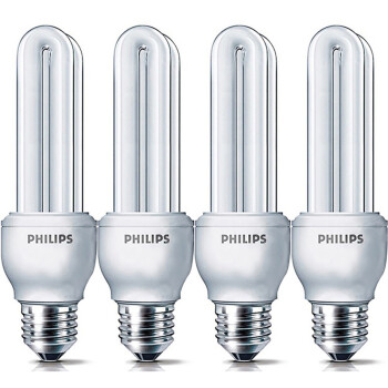
                                        
                                        飞利浦（Philips）节能灯 标准型 E27大螺口 8W 白光 4支装                