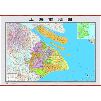 《长江三角洲地区分省地图系列 上海市地图 山