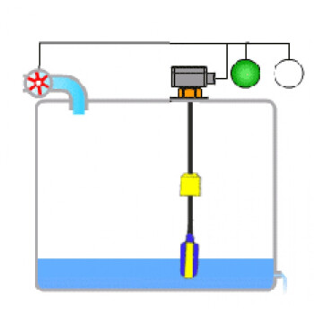 水塔水箱供水排水池自动水位开关控制阀浮球开关液位控制器uk221 2