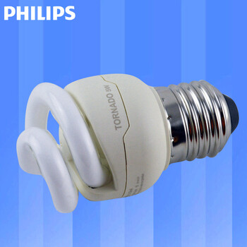 
                                                            飞利浦PHILIPS  节能灯泡 螺旋型 三基色 E27大螺口 全螺旋5w白光 日光色(白光)                