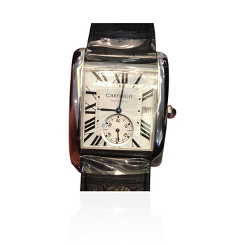 95新 卡地亚坦克系列日历背透自动机械表-京东拍卖