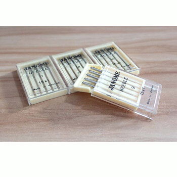 日本真善美JANOME多功能缝纫机用机针9号11号14号16号蓝针11号 14号机针用于厚料