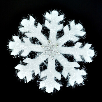 圣诞节装饰品 泡沫雪花 立体雪花片 八角立体圣诞雪花