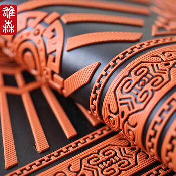 雄森 环保硅胶进门地垫门垫大门口防滑地毯 玄关入户门厅蹭脚垫子 橙色 70cmX115cm
