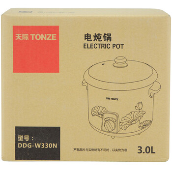 
                                        天际(TONZE)电炖锅3L 煮粥煲汤 旋钮易控DDG-W330N                 