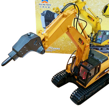 汇纳2.4G挖掘机 无线遥控挖土机玩具可充电动