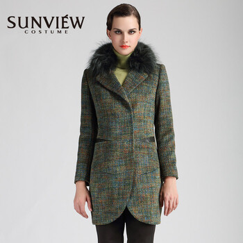 SUNVIEW\/尚约品牌女装专柜正品2015冬季新