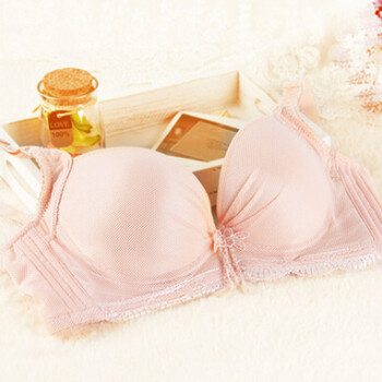 夏季新款纯色深V<em>文胸 侧收</em>副乳U型美背减压聚