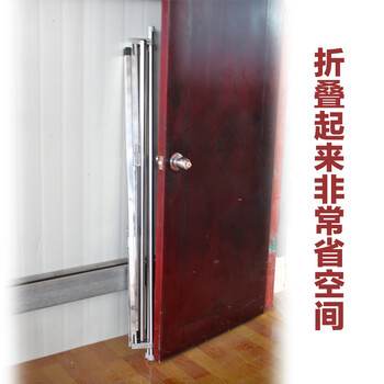 亮宝宝LianBaoBao 高档晾衣架 免安装不锈钢折叠伸缩X型晾晒衣架  双杆晒被架 旗舰款 6根加固 免安装2米