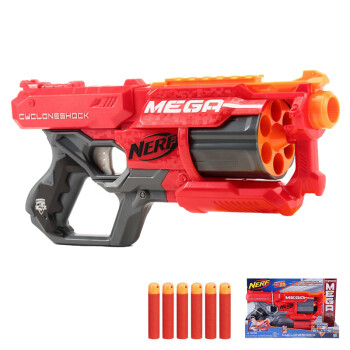 NERF 热火 A9353 MEGA 超级飓风发射器+A9588 拦截发射器标靶套装