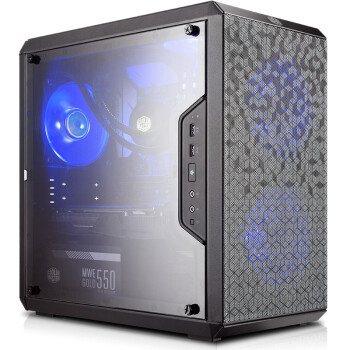 酷冷至尊(CoolerMaster)Q300L 黑 MATX电脑台式小机箱 支持240水冷位/透明侧板/配防尘网/5风扇位