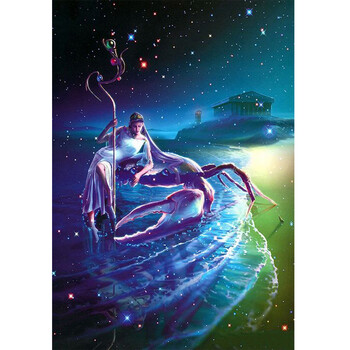 学之宝 夜光拼图1000片 动漫十二星座 家居风景