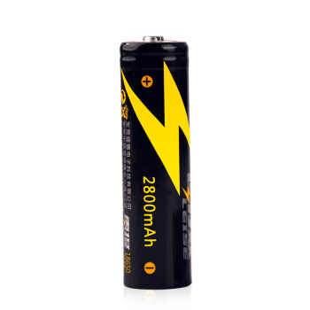 雷摄（LEISE）充电电池 18650锂电池大容量2800mAh 3.7V(1节装)适用：强光手电筒/头灯/航模（不含充电器）
