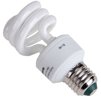 松下（Panasonic）螺旋型节能灯11W E27灯头  4只装 冷光/日光色