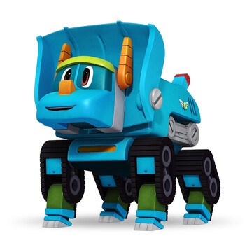 正版灵动创想 帮帮龙出动玩具 变形机器人幼儿