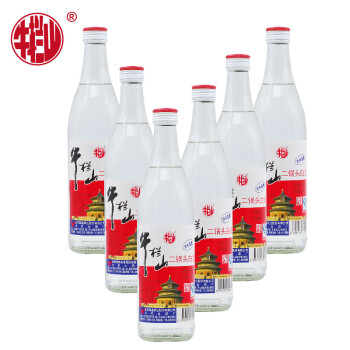 牛栏山二锅头白酒系列 高度白酒 白瓶65度 500ml*6瓶装