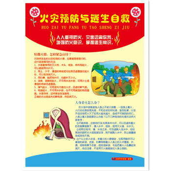 原装正版 安全生产月 火灾预防与逃生自救宣传