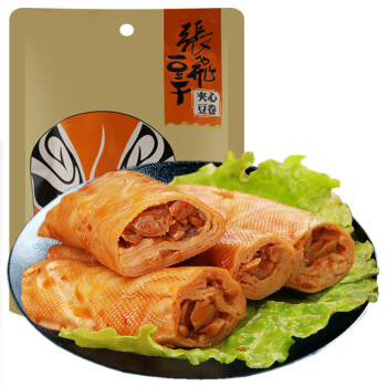 张飞豆卷香辣味188g 袋装夹心豆腐干 四川特产零食豆干辣条