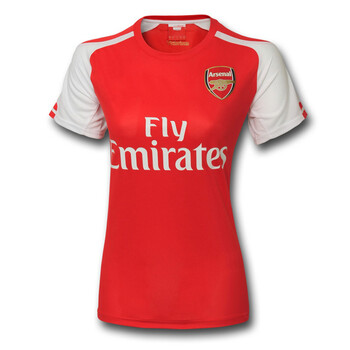 15-16阿森纳女球衣 阿森纳主场短袖女装女子女