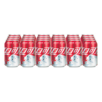 coca-cola 汽水 碳酸饮料 330ml*24罐 整箱装 可口可乐公司出品 新老