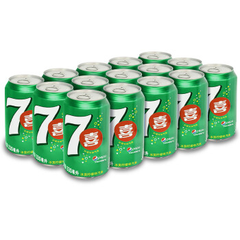 七喜7up 柠檬味 汽水碳酸饮料 330ml*15罐 *238.7元