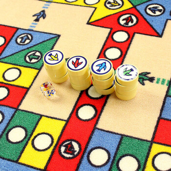 爱尚家 飞行棋地毯地垫 亲子互动游戏垫 爱情公寓 飞行毯爬行垫100x130厘米