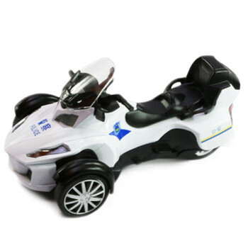 合金汽车模型警车雅马哈太子摩托车赛车庞巴迪