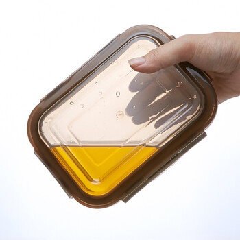 青苹果 耐热玻璃保鲜盒套装 2件套 BXHK02-8 烤箱 冰箱 微波炉适用保鲜盒
