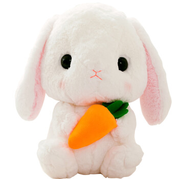 六一儿童节女孩礼物 毛绒玩具小兔子流氓兔公仔玩偶垂耳兔布偶娃娃