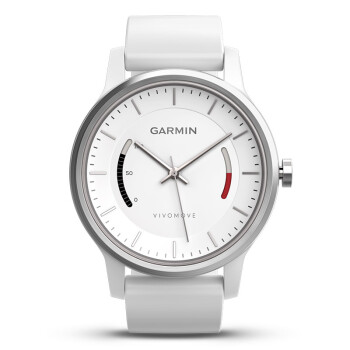 佳明（GARMIN）手表vivomove 智能电子女表 睡眠临测运动白手表