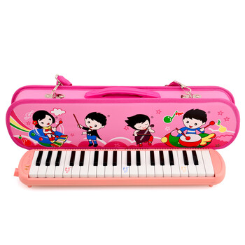 奇美口风琴37键安喆学生儿童口风琴 送教材带