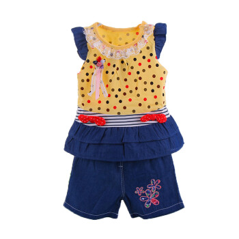 0-1岁女童夏装 夏季新款婴儿衣服 薄款女宝宝短