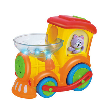 汇乐益智玩具车 智能巴士 音乐电动万向汽车 托