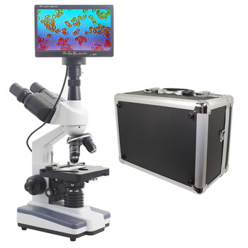 慕鸥专业数码双目显微镜 7寸液晶屏 精子螨虫