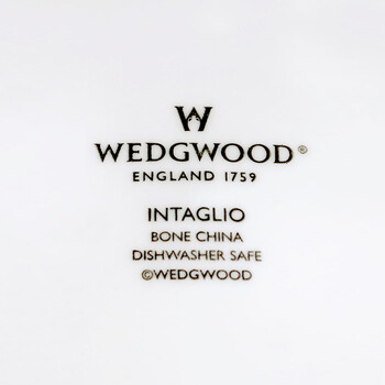 Wedgwood Intaglio 浮雕11.5cm米饭碗  骨瓷饭碗2只装 白色