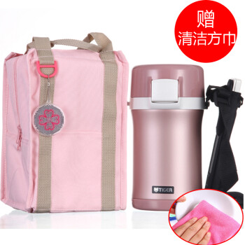 tiger日本虎牌保温饭盒便当盒 保温桶LWU-F20C LWU-F20C-PD蜜桃色