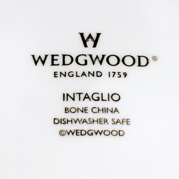 Wedgwood Intaglio 浮雕15cm餐盘单只装 骨瓷分餐盘/碟
