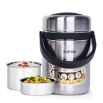 
                                        苏泊尔（SUPOR） KF19A1高汤煲系列保温密封提锅不锈钢保温饭盒1.9L（颜色随机                