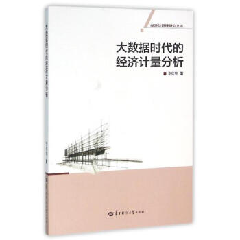 《大数据时代的经济计量分析 李庆华 经济 书籍