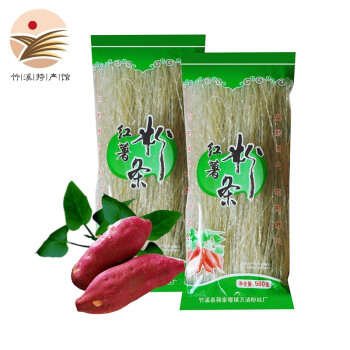 荆美味·楚食客[竹溪馆]红薯粉丝500g 手工细粉条粉丝酸辣粉凉拌火锅食材