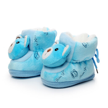 Umiumi 0-24个月宝宝保暖棉鞋婴儿鞋可爱卡通
