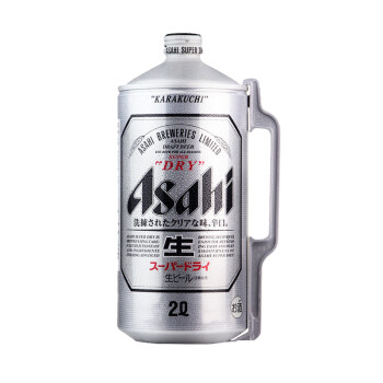 朝日啤酒 超爽生啤 2L 单桶装 日本原装进口