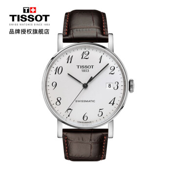 天梭(TISSOT)瑞士手表 魅时系列皮带机械男士手表 T109.407.16.032.00