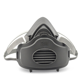 
                                        3M3200 N95专业防粉尘打磨工业防护面罩 防PM2.5雾霾防尘三件套 3200防尘三件套+多配50片3701滤棉                