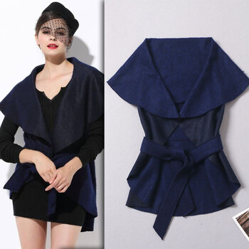 <em>蓝雨</em>蝶依*【明星同款】2014新款羊毛百搭背心