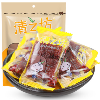 清之坊 蜜汁猪肉脯200g 独立小包猪肉铺零食网红小吃 靖江特产休闲食品